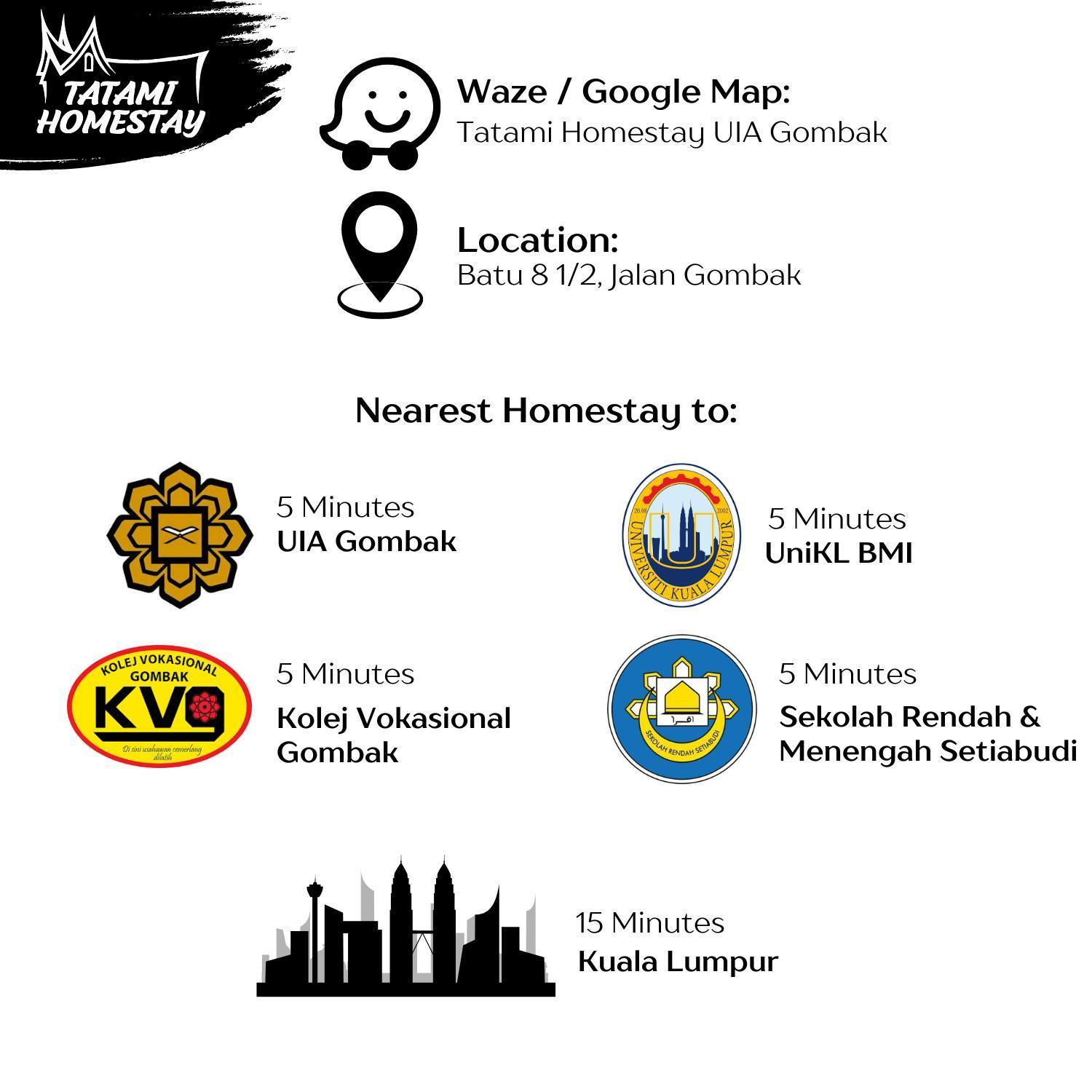 Homestay Gombak - Tatami Homestay Kuala Lumpur Zewnętrze zdjęcie